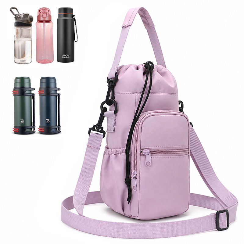 Sports Water Bottle Insulated - Portable Insulated Water Bottle Bag with