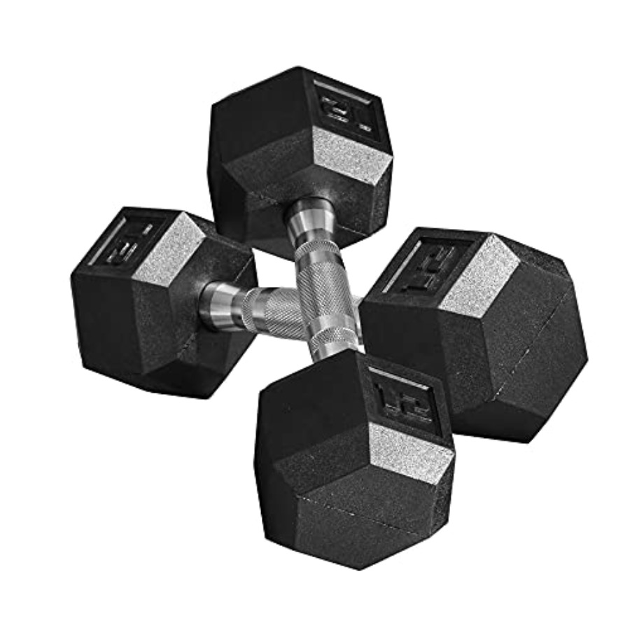 40lbs/45lbs/50lbs Rubber Dumbb - Dumbbell Set review and price