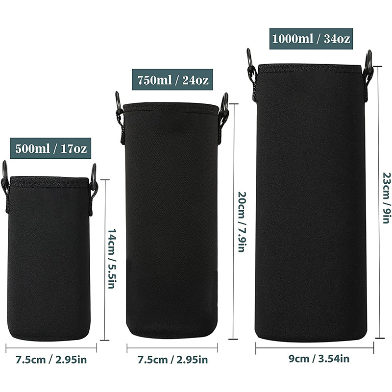 420-1500ML Neoprene Pouch Hold - Sports Water Bottle Insulated review and price