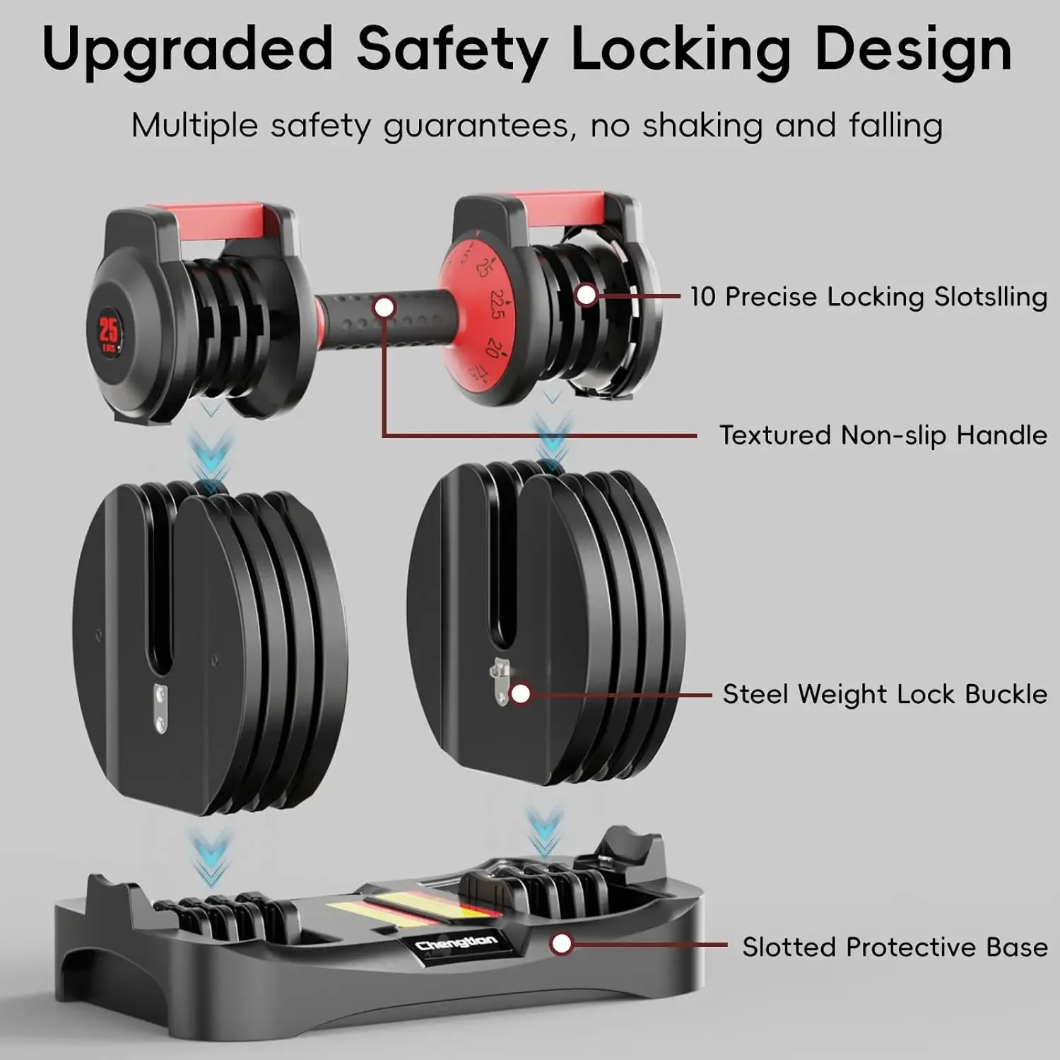Upgraded Adjustable Dumbbell S - Dumbbell Set review and price