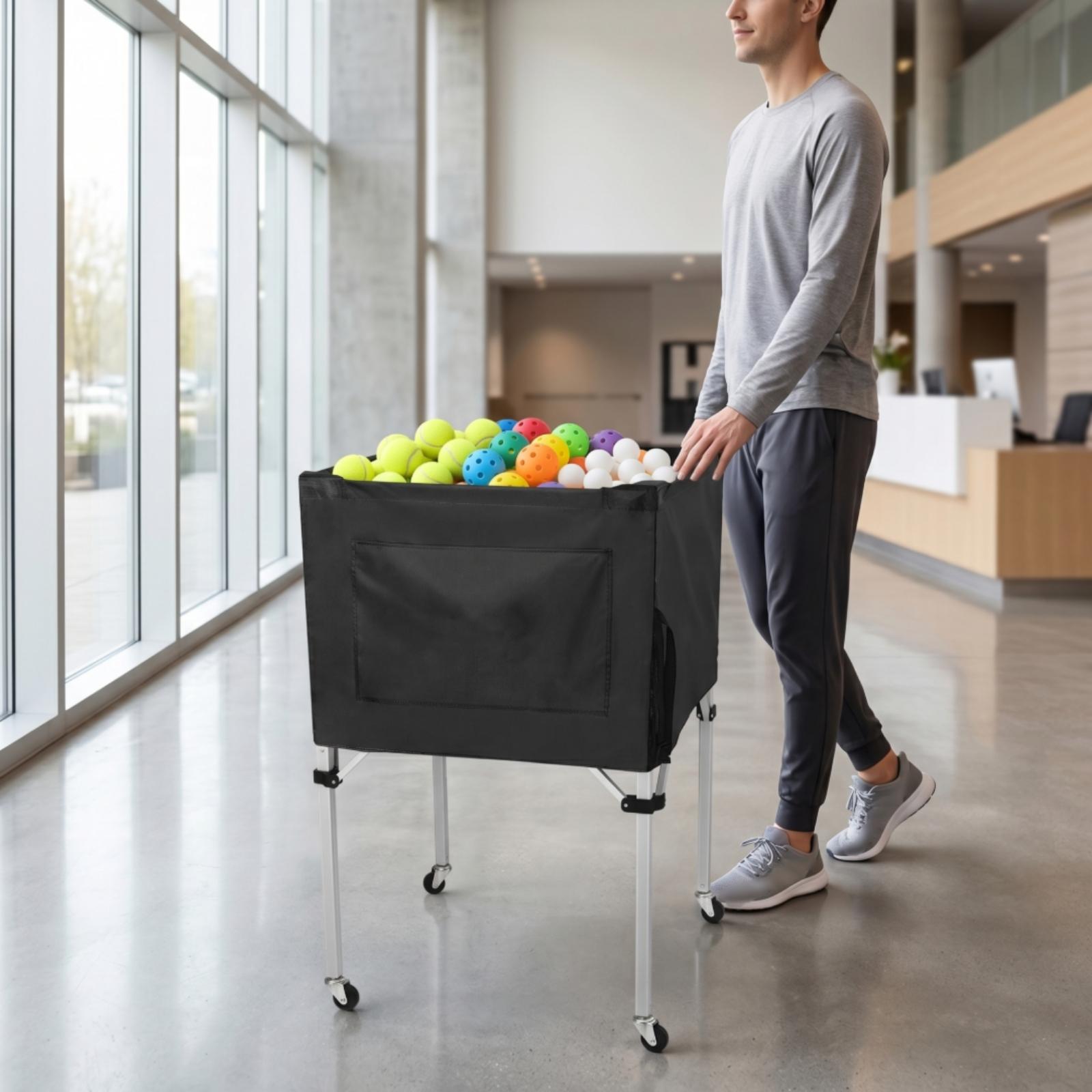 Ball Storage Cart Foldable Fol - Gym Ball review and price