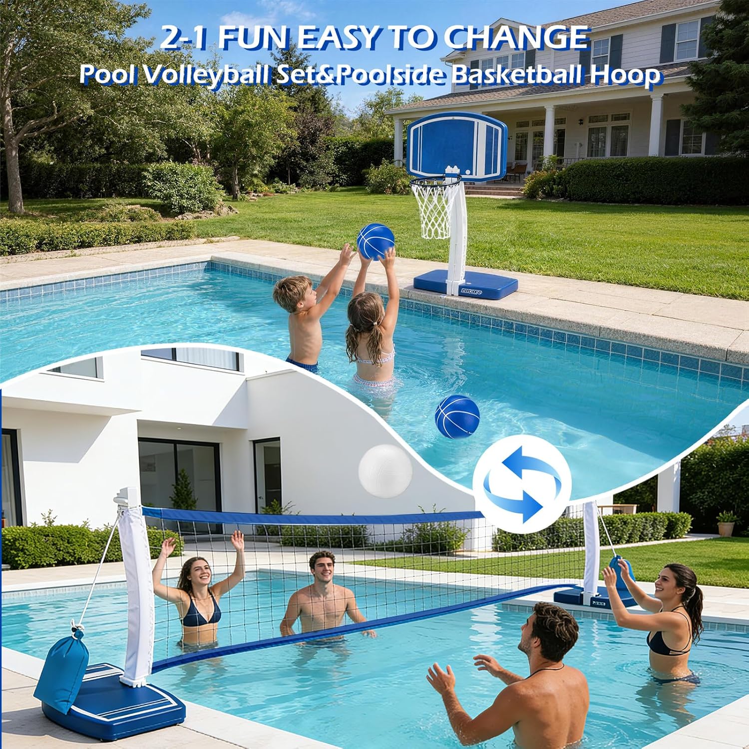 Above Ground Pool Basketball H - Basketball Hoop review and price