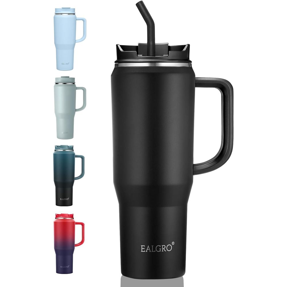 40 oz Insulated Travel Mug wit - Sports Water Bottle Insulated review and price