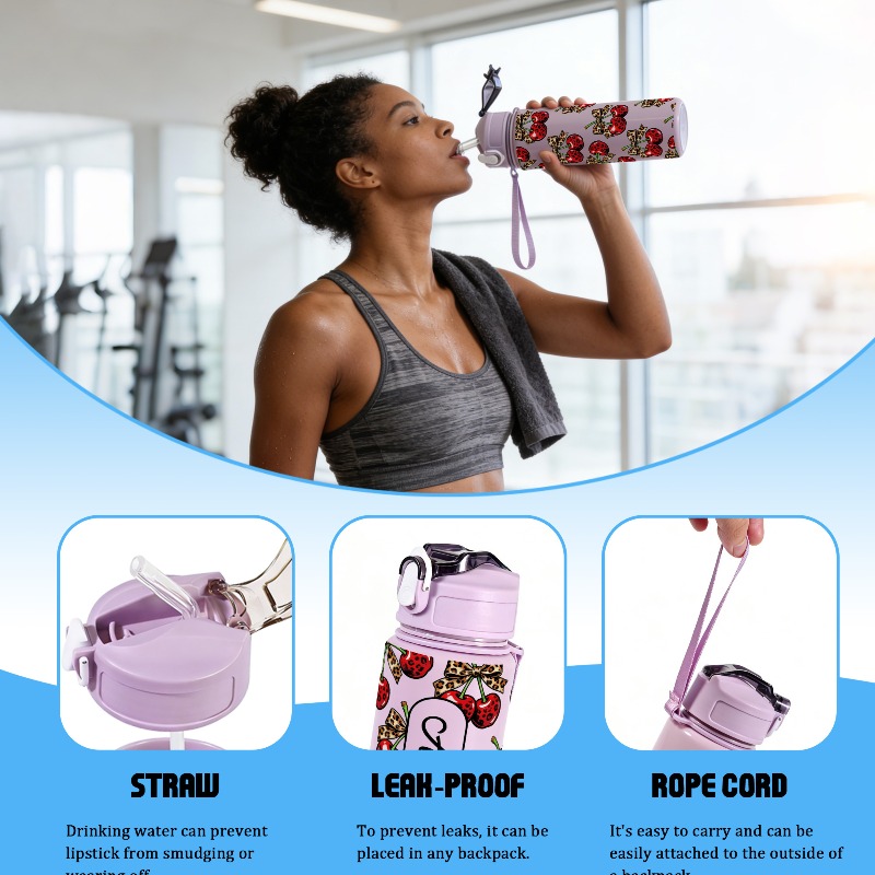 Personalized 25oz Large Cherry - Sports Water Bottle Insulated review and price