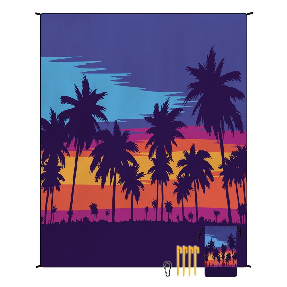 Palm Tree Beach Towel 71x86.6i - Yoga Mat review and price