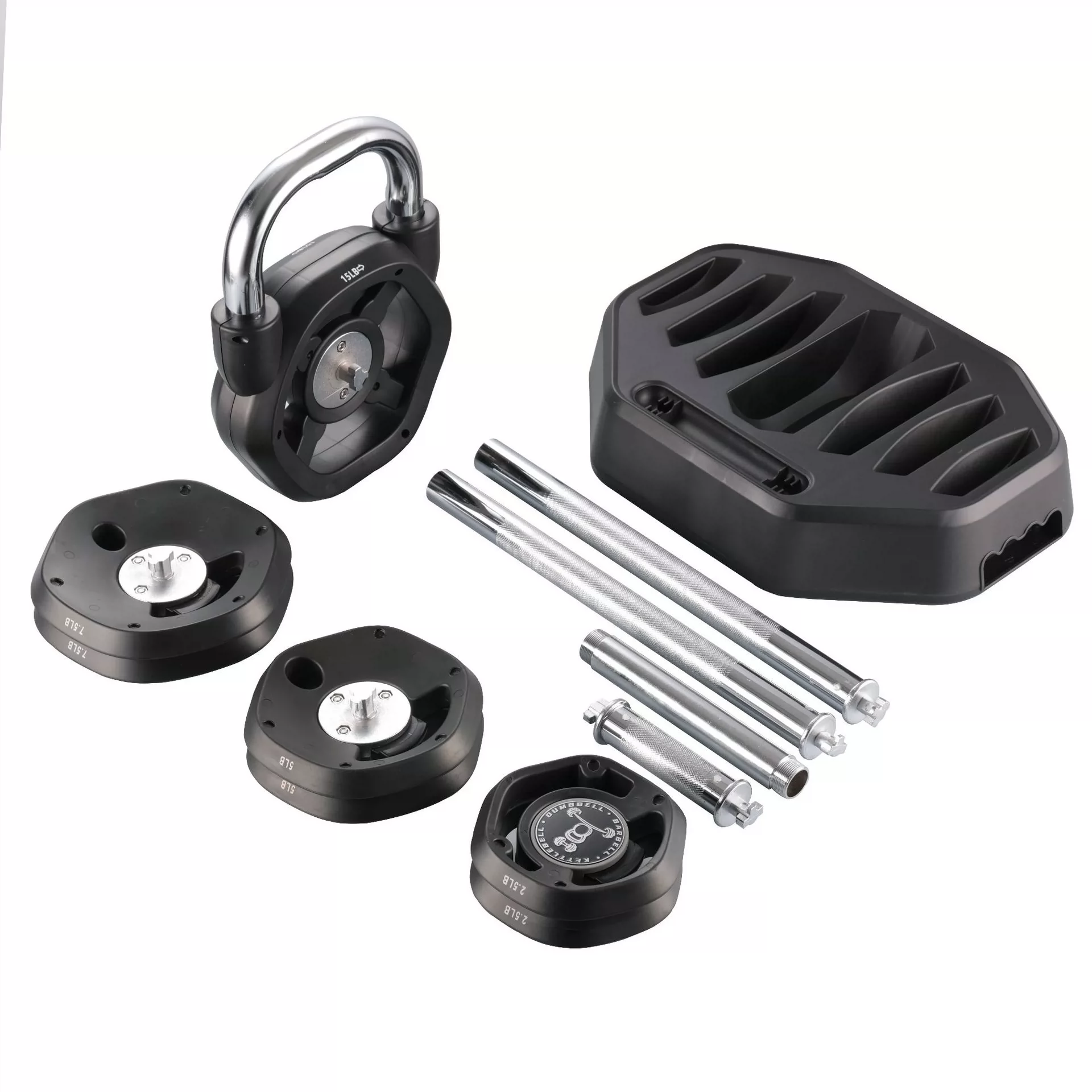 Custom 3-in-1 Adjustable Dumbb - Dumbbell Set review and price
